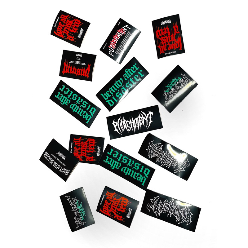 Sticker merchandise punishment original