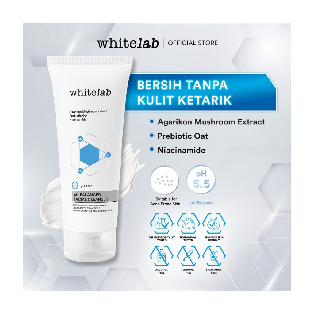 WHITELAB pH - Balanced Facial Cleanser - 100gr