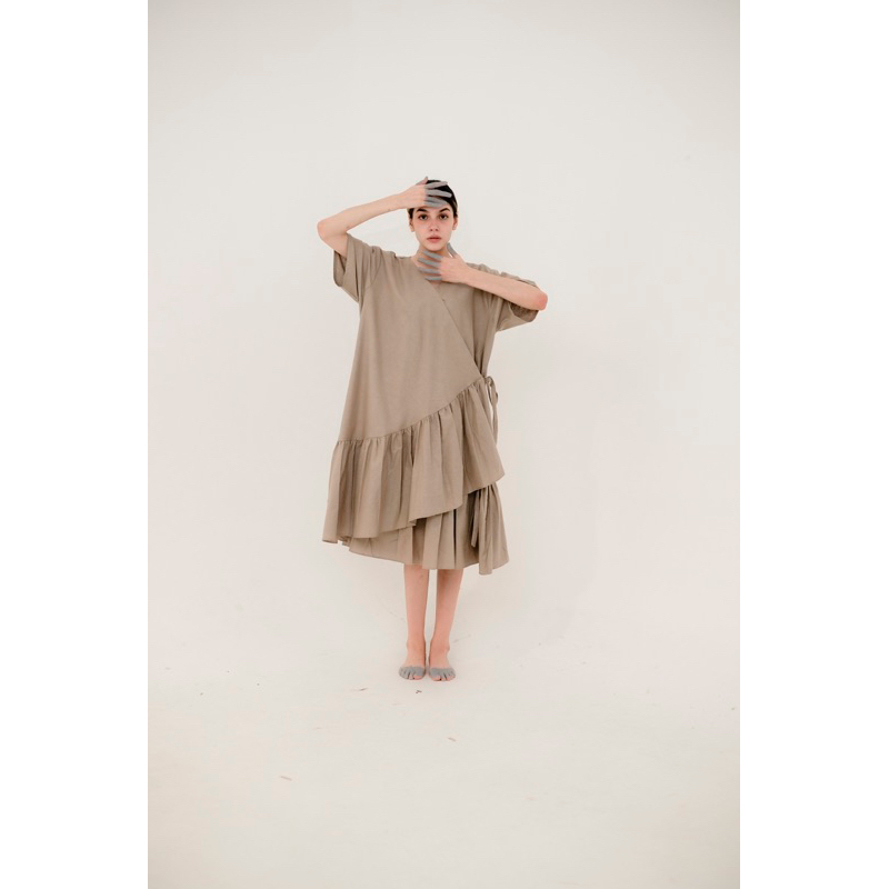 CAI SILANG OVERSIZED JUMBO DRESS WANITA LD 130 LINEN