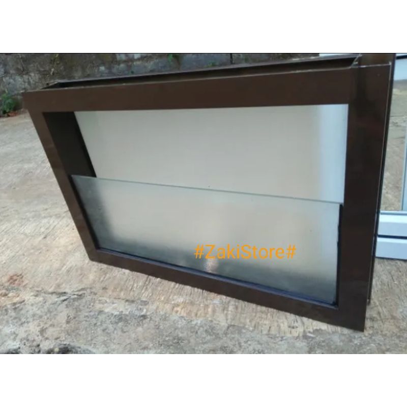 Jendela boven kaca zigzag kamar mandi 40x60 dan banyak lagi ukuran