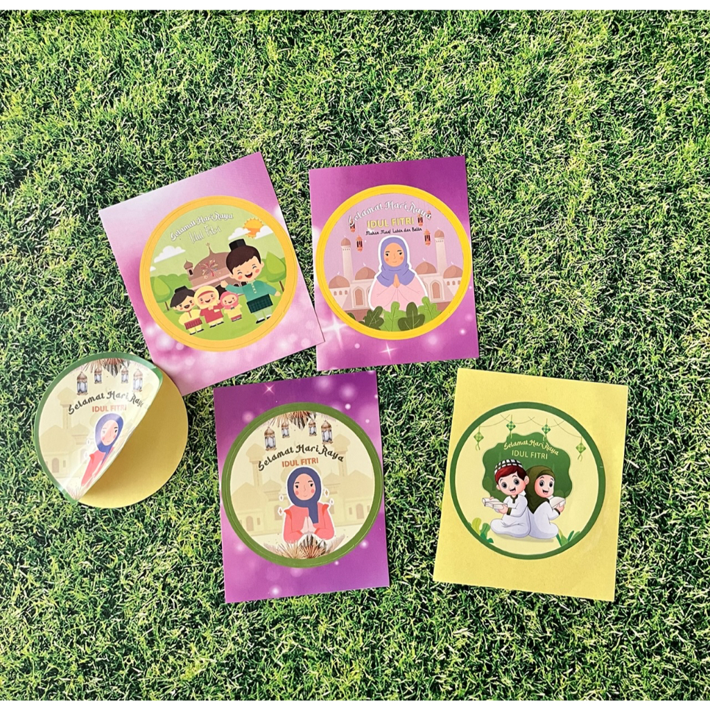 Sticker Toples Kue Kering Lebaran Idul Fitri Hari Raya Hampers Lebaran Label Segel Toples