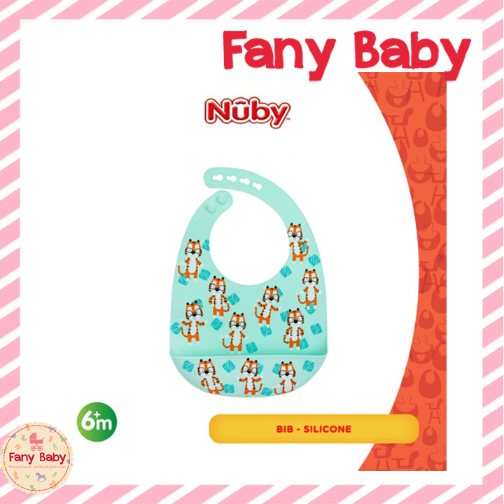 NUBY SILICONE BIB PRINT