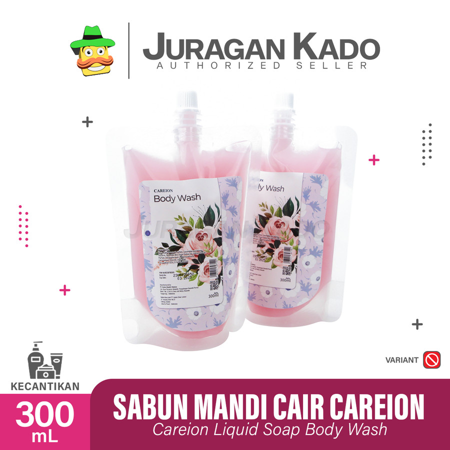 CAREION SABUN MANDI CAIR CAREION BODY WASH REFIL POUCH 300ML - SABUN CAIR BODY WASH