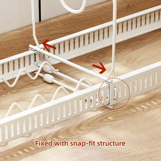 KITAKATA ITANA  Rak Piring Geser Adjustable Multifungsi Dapur Organizer Piring Panci Cutting Board Berkualitas Organizer Mangkok Rak Dapur Fleksibel Rak Serbaguna