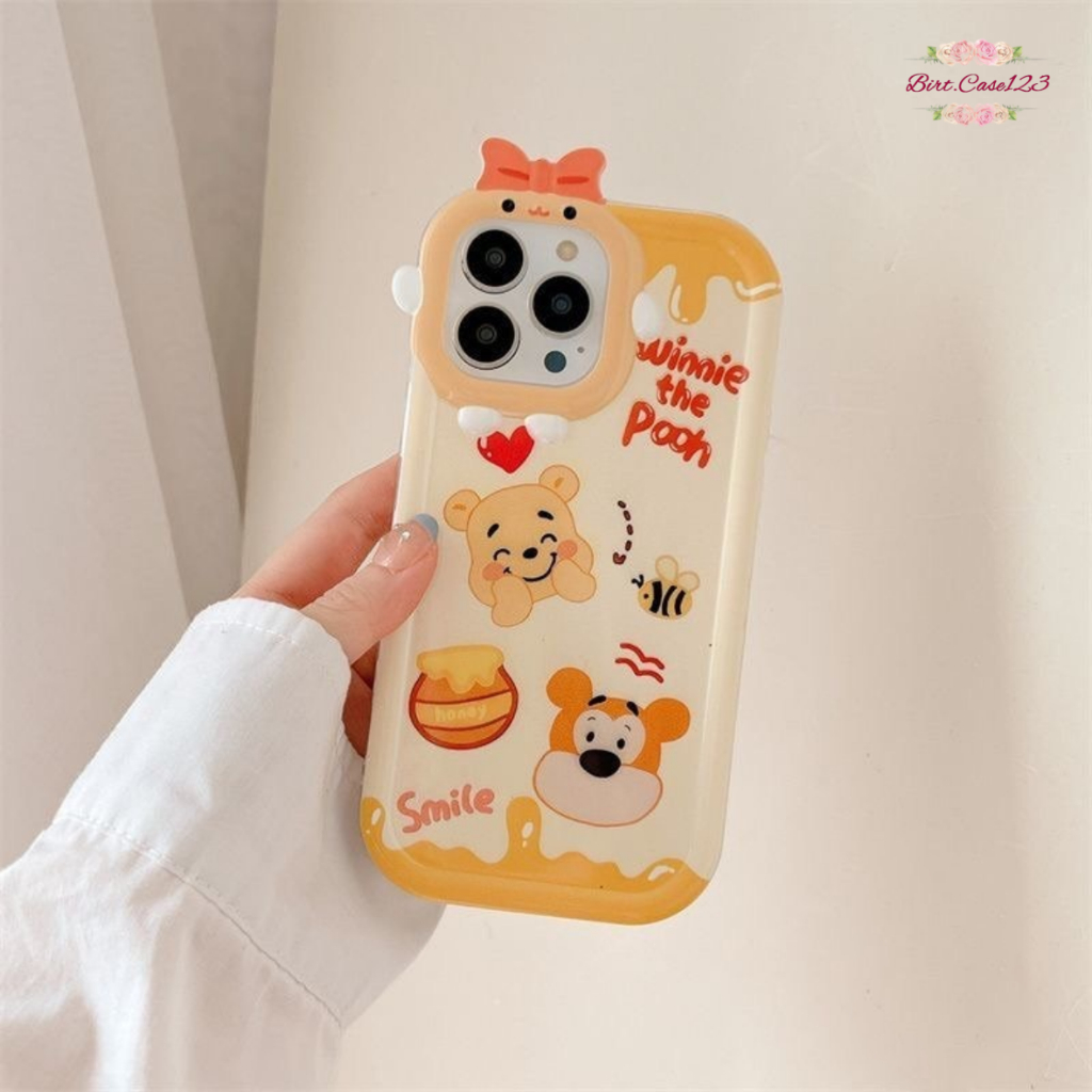 CUSTOM SOFTCASE PITACU FRAME KARAKTER CUSTOM THE POOH FOR REALME C1 C2 5 5I 9I C11 C15 C20 C11 2021 C21 C21Y C25Y C30 C31 C33 C35 NARZO 50I 50A PRIME BC7589