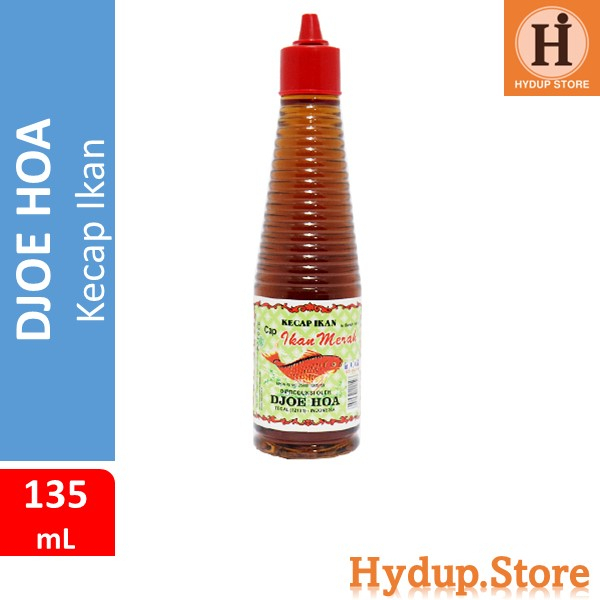 

Kecap Ikan Djoe Hoa Cap Ikan Merah Kemasan Botol 135 mL