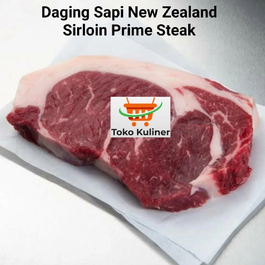 

Daging Sapi New Zealand Sirloin Prime Steak 1kg