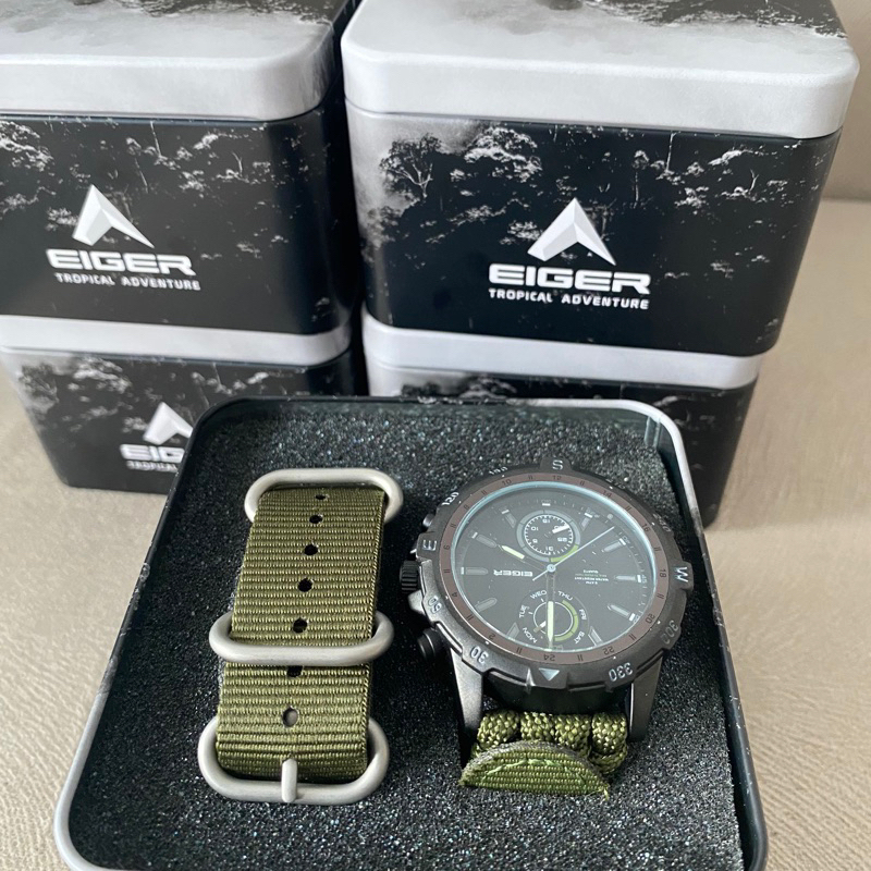 JAM TANGAN EIGER1989 PRINCETON ORIGINAL, NEW.