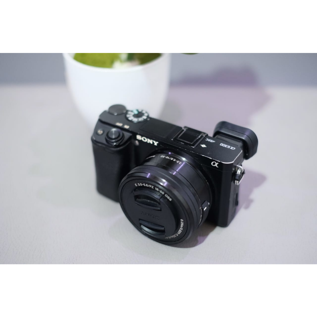 kamera mirrorless sony a6300 sama lensa kit 16-50mm oss second mulus termurah