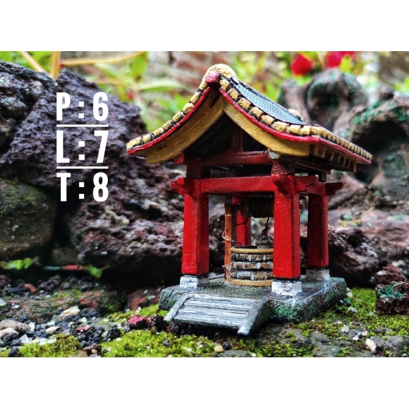 MINIATUR AQUASCAPE/MINIATUR PALUDARIUM/MINIATUR SUMUR
