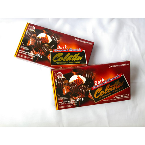 

COLATTA DARK COMPOUND CHOCOLATE 250gr – COKLAT BLOK DCC 250 gr