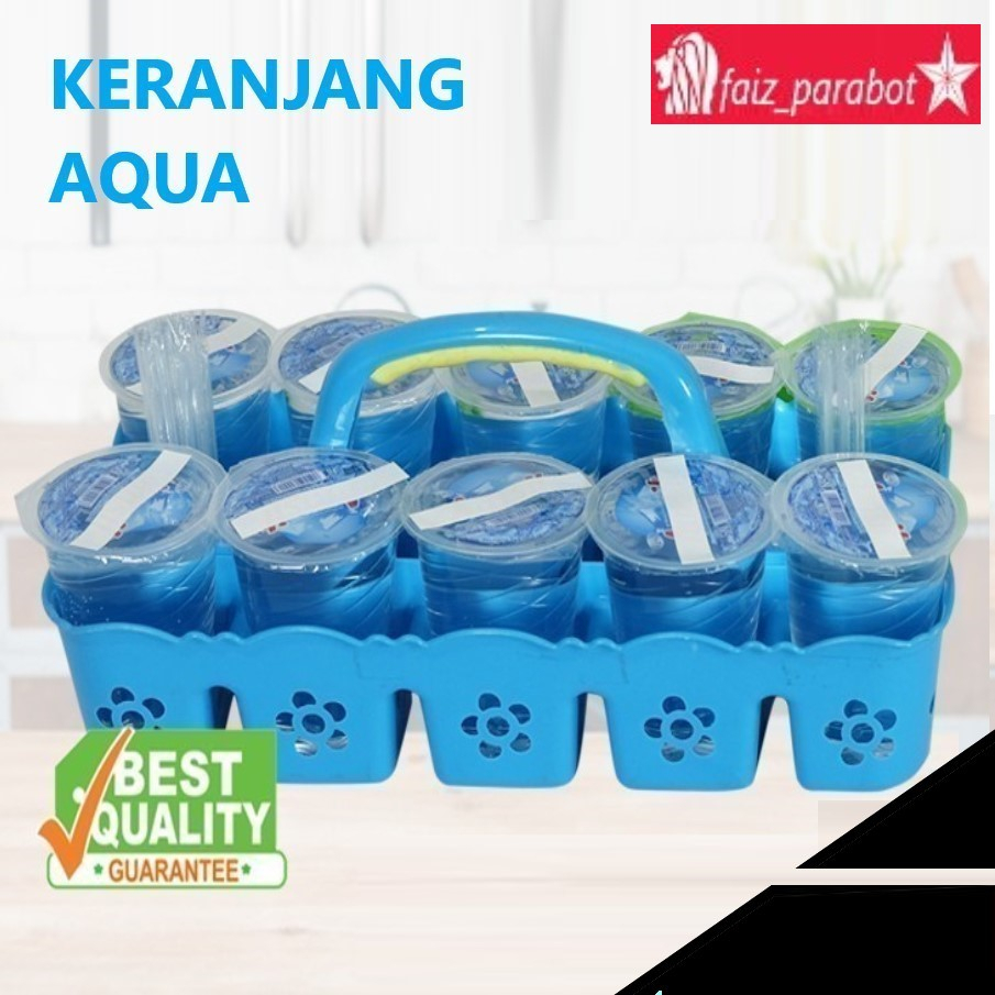 KERANJANG AQUA / RAK AQUA GELAS 12 CUP / 16 CUP / 10 CUP