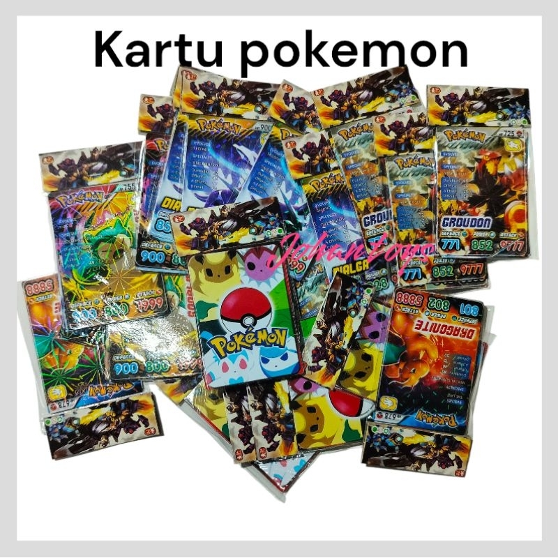 Kartu Pokemon Anak anak isi 20 Pcs kemasan