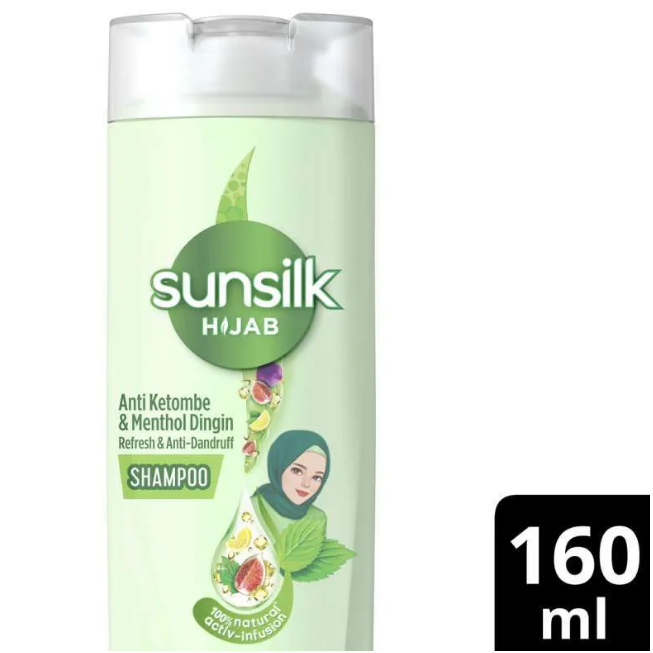 SUNSLIK SHAMPO BLACK SHANE &amp; HIJAB 160ML