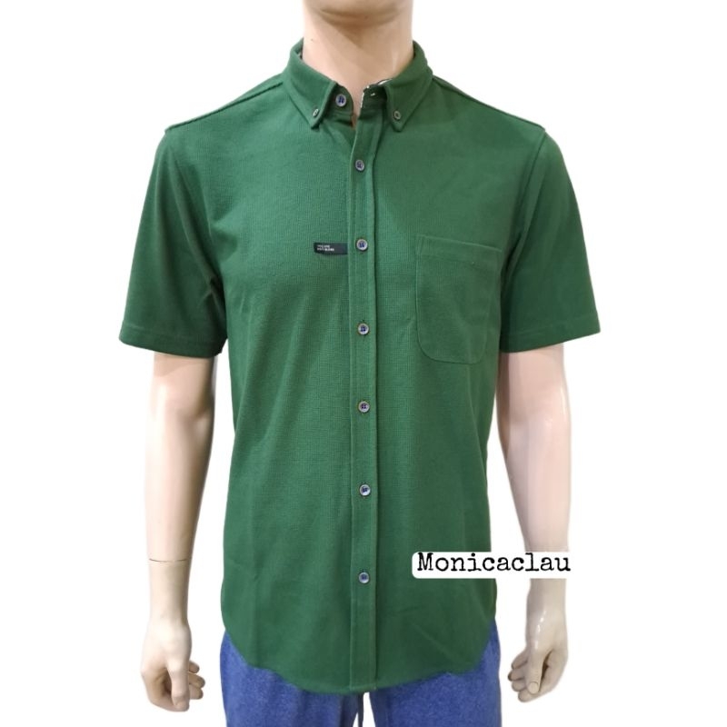 Kemeja Pria Poshboy Original Berlin Basic Shirt Katun Waffle