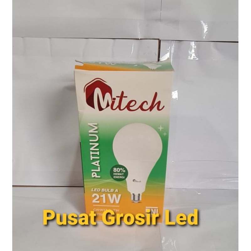 Paket Hemat 10 Pcs Lampu Led Mitech 21W 21 Watt SNI Bergaransi 1 Tahun