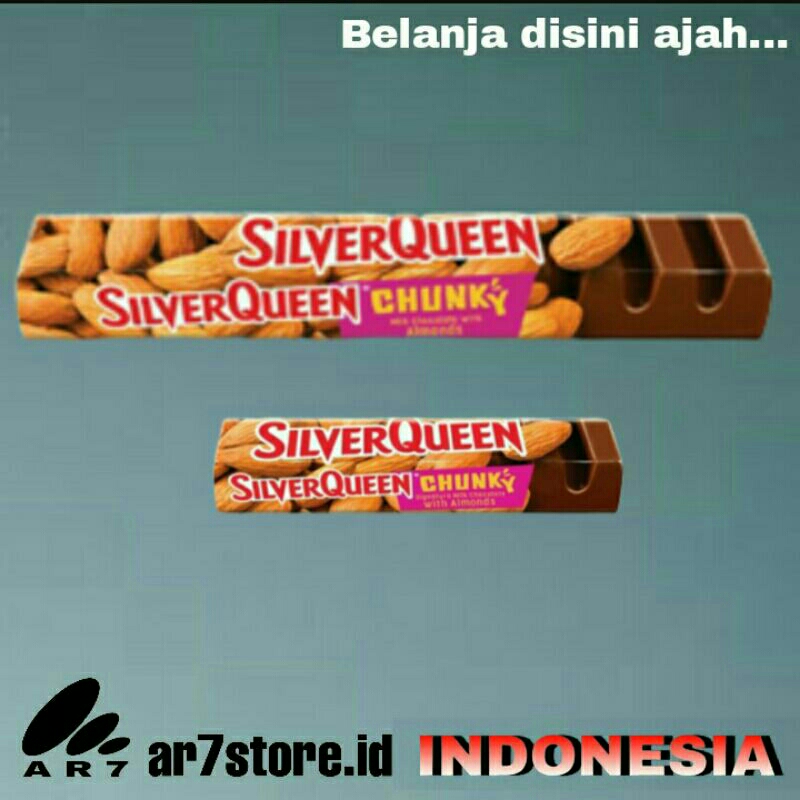 

SILVERQUEEN CHUNKY BAR chocolate almond 95gr