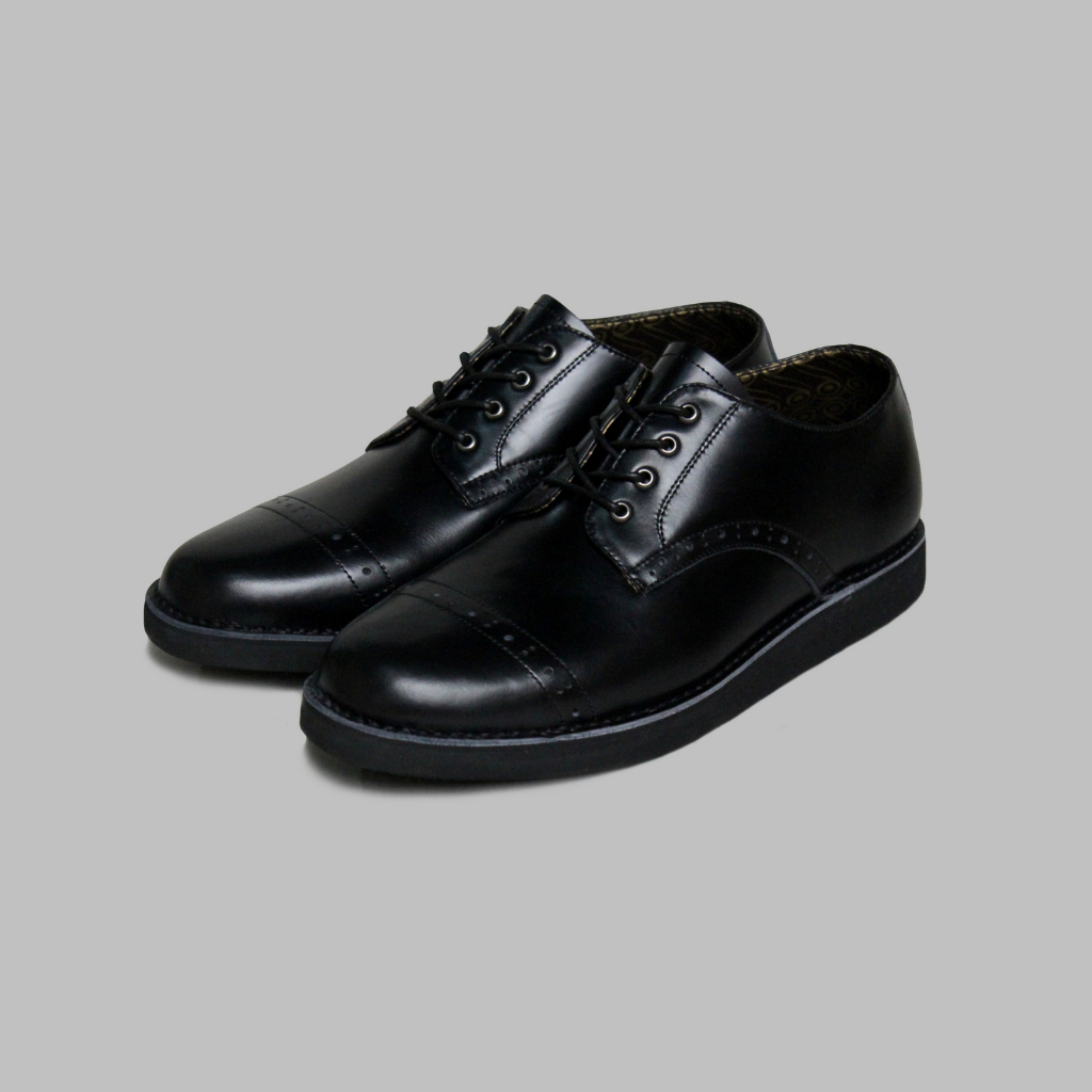 ARTAP Footwear - Sepatu Kulit Asli Boots Pria - Lux Full Black