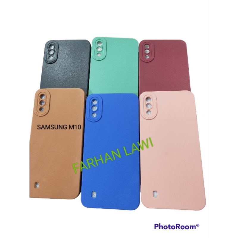 CASE SAMSUNG M10 SOFTCASE SILIKON MACARON PROCAMERA