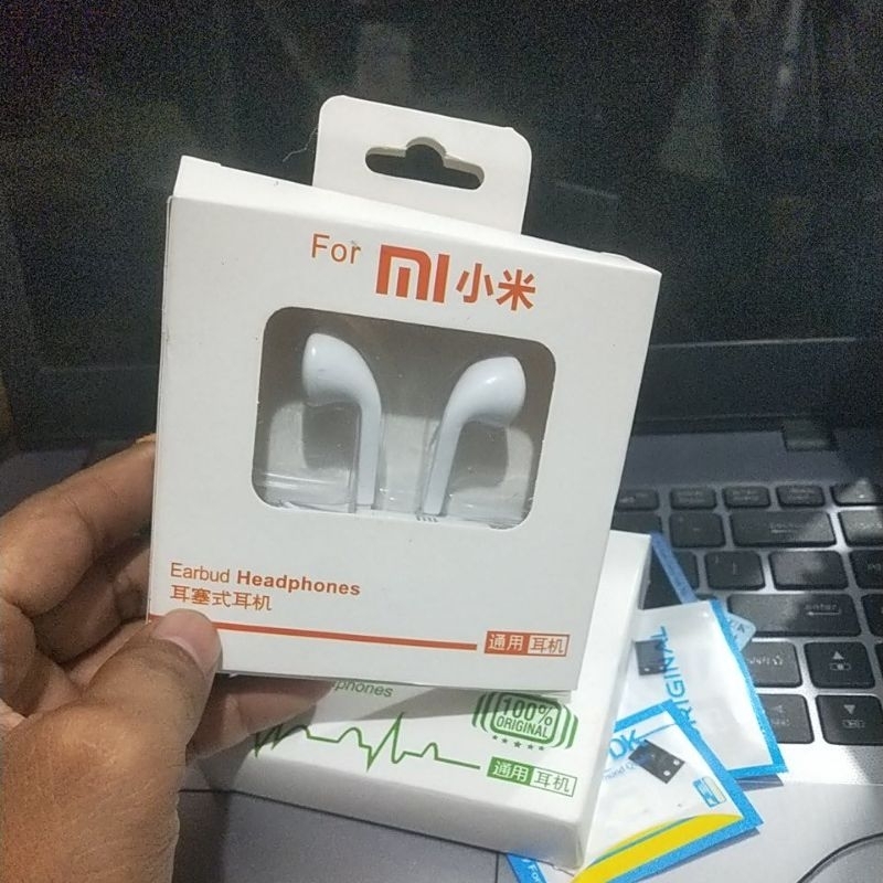 Headset Earphone Handsfree Oppo Original MH130 Karet A37 A57 A39 F1S