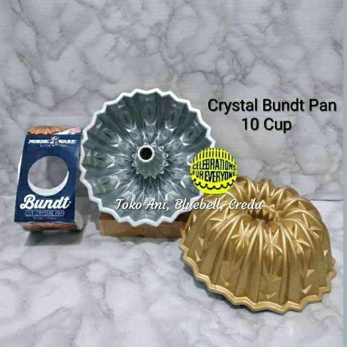 Nordic Ware 92877 Crystal Bundt Pan 10 Cup , ∅ 23.5cm H 9.3cm
