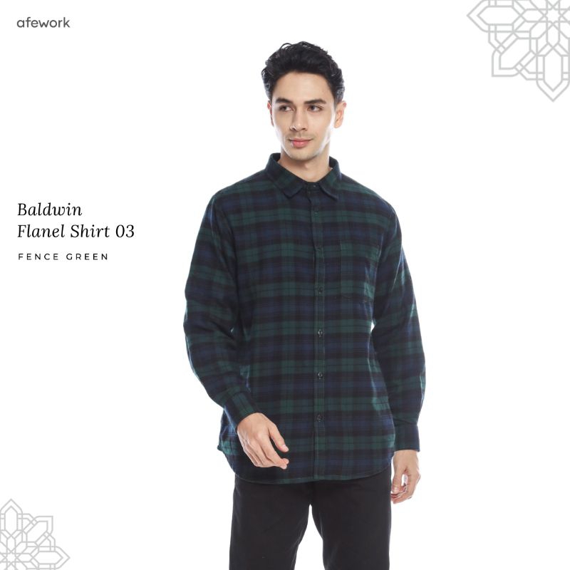 Baldwin flannel shirt 03 AFEWORK kemeja pria / Kemeja flanel pria / Afework