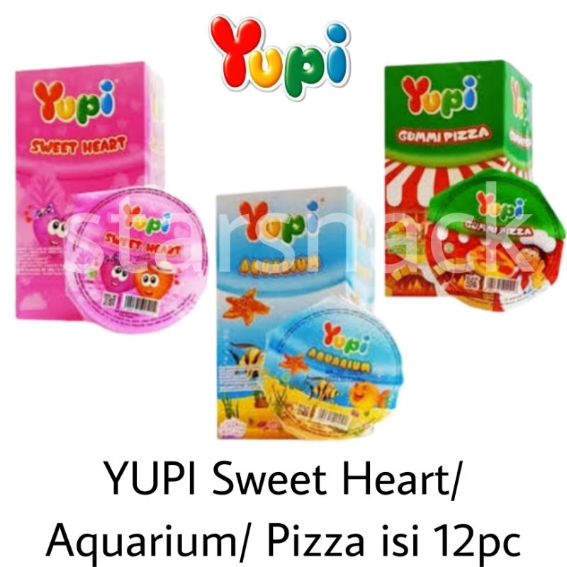 

Yupi Sweetheart Pizza Aquarium isi 12pc