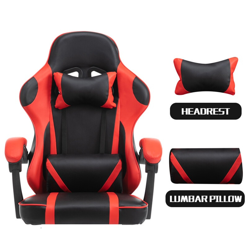 Triumph Kursi Gaming - Tinggi Disesuaikan, Bantalan Duduk Lateks, Kemiringan 135° / Kursi Permainan / Kursi Komputer untuk Gaming