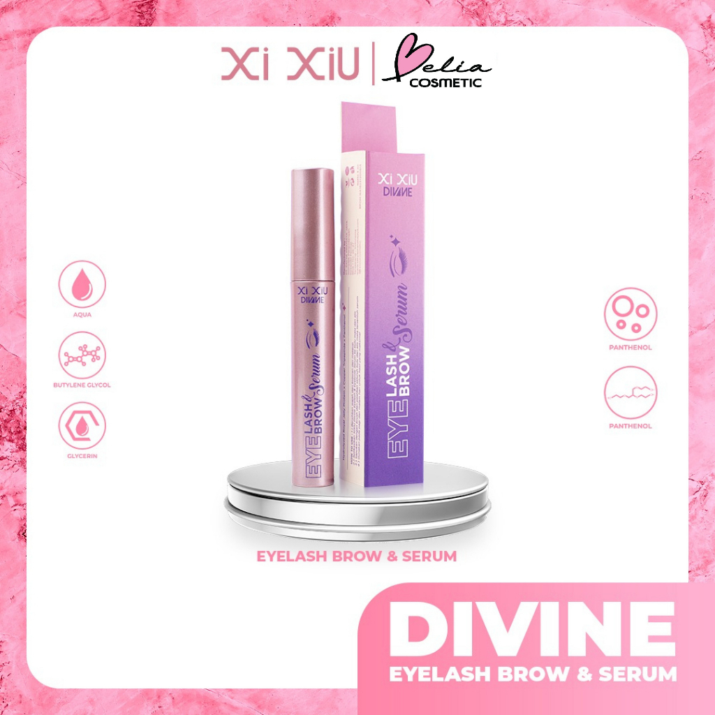 ❤ BELIA ❤ XI XIU Divine Eyelash &amp; Eyebrow Serum | Perawatan Bulu Mata | Perawatan Alis | BPOM