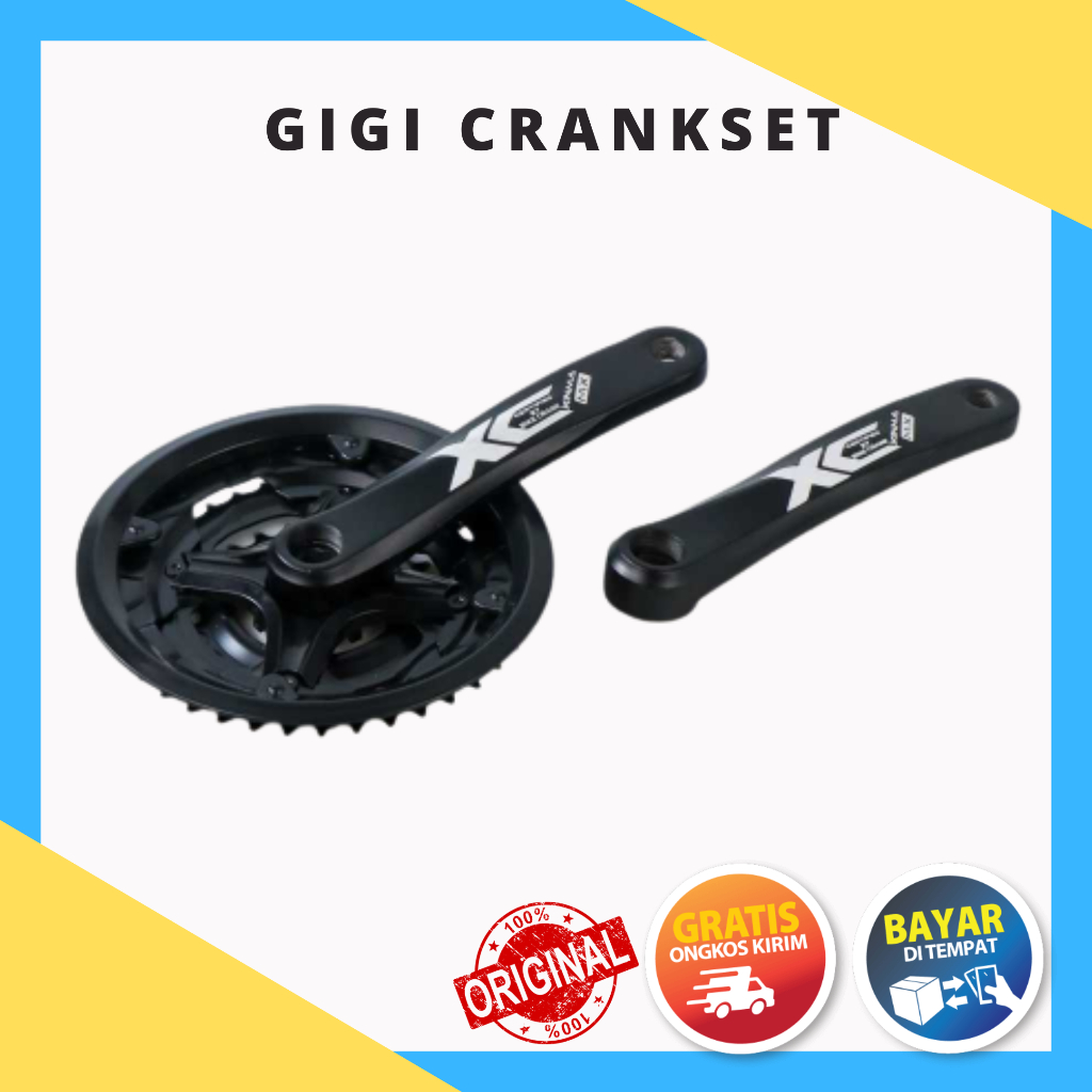 Gigi Crankset Sprocket Sepeda 24T 34T 42T 7/8/9 Speed - JM31P