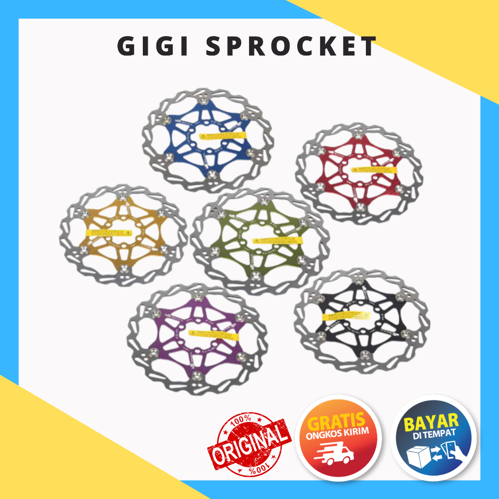 Gigi Sprocket Sepeda Heat Dissipation Floating 160mm - FD-01