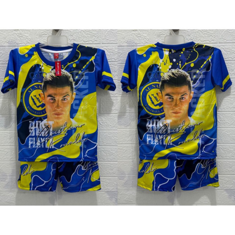 baju jersey anak al nassr ronaldo printing sublime kids