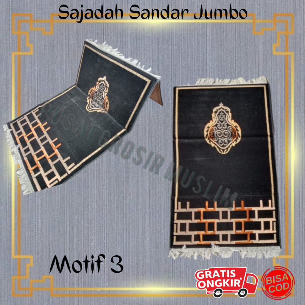 Sajadah Sandar Azmi Jumbo/ Sajadah Sandar Jumbo MultiFungsi / Sajadah Sandar Dewasa