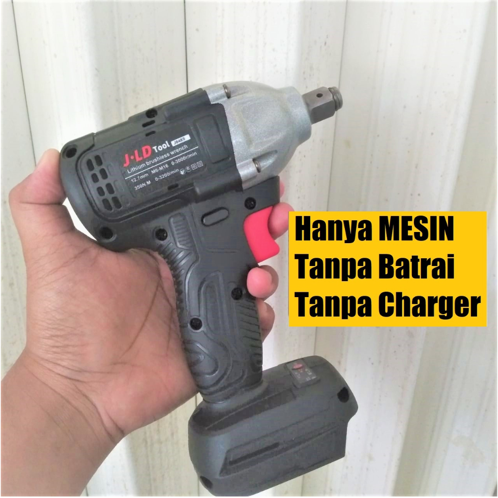 impact wrench cordless jld 48v 48 volt 48s unit only bukan jv88 merah