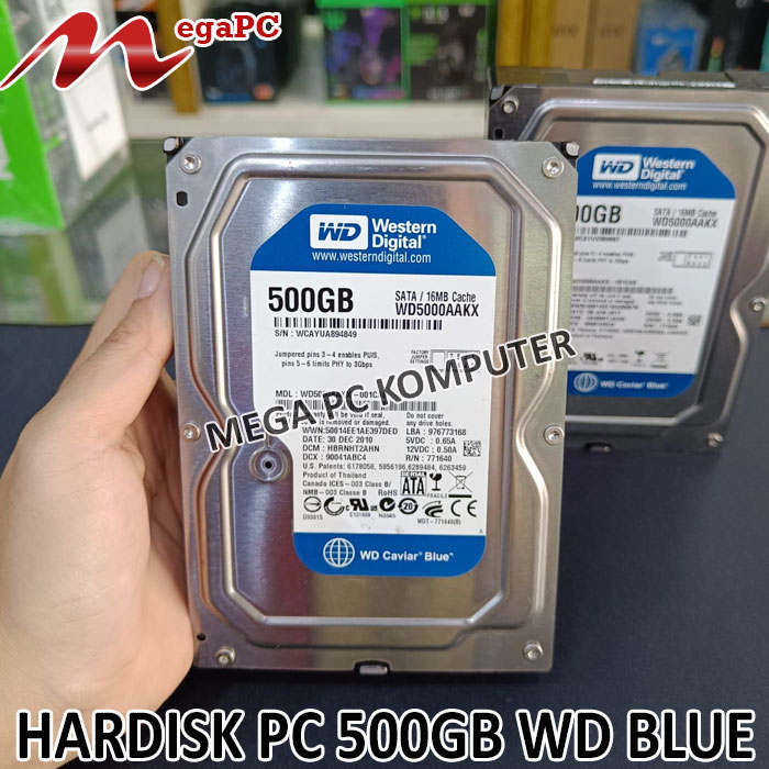 Hardisk PC 3,5&quot; SATA 500GB WD Garansi 1 Tahun