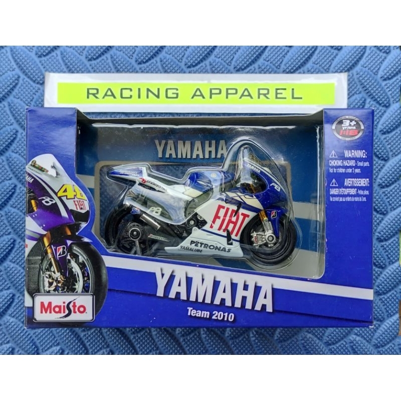 Maisto - MotoGP 2010 Yamaha YZR-M1 Valentino Rossi 46 skala 1:18
