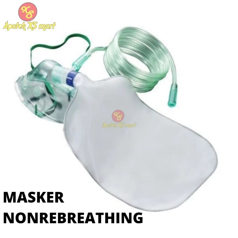 ONEMED MASKER NRM NONREBREATHING MASKER OKSIGEN