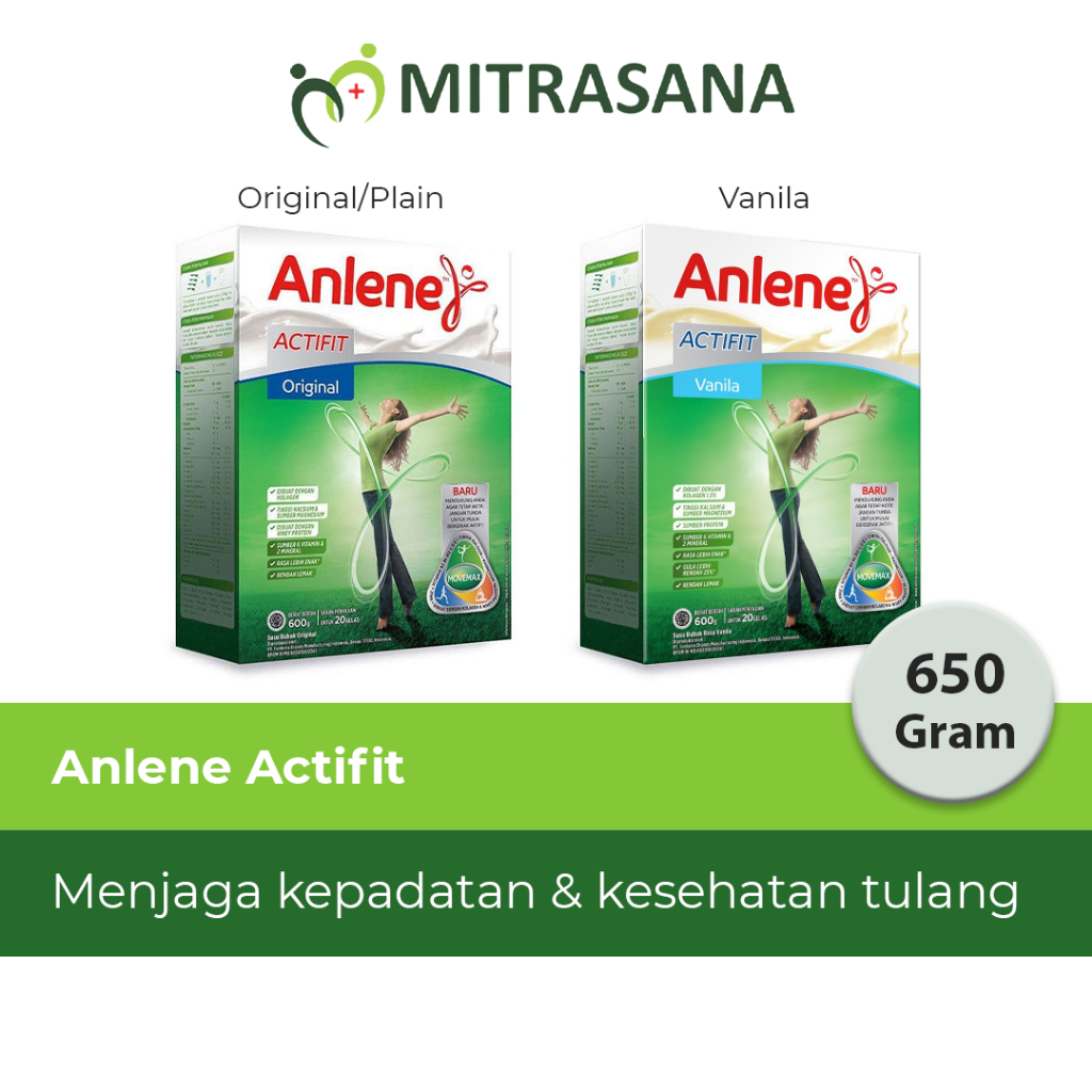 

Anlene Actifit Vanilla - Plain 650 Gr