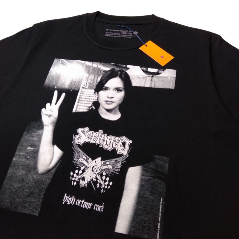 Raisa x Seringai - Tshirt Merchandise Raisa x seringai kaos Band