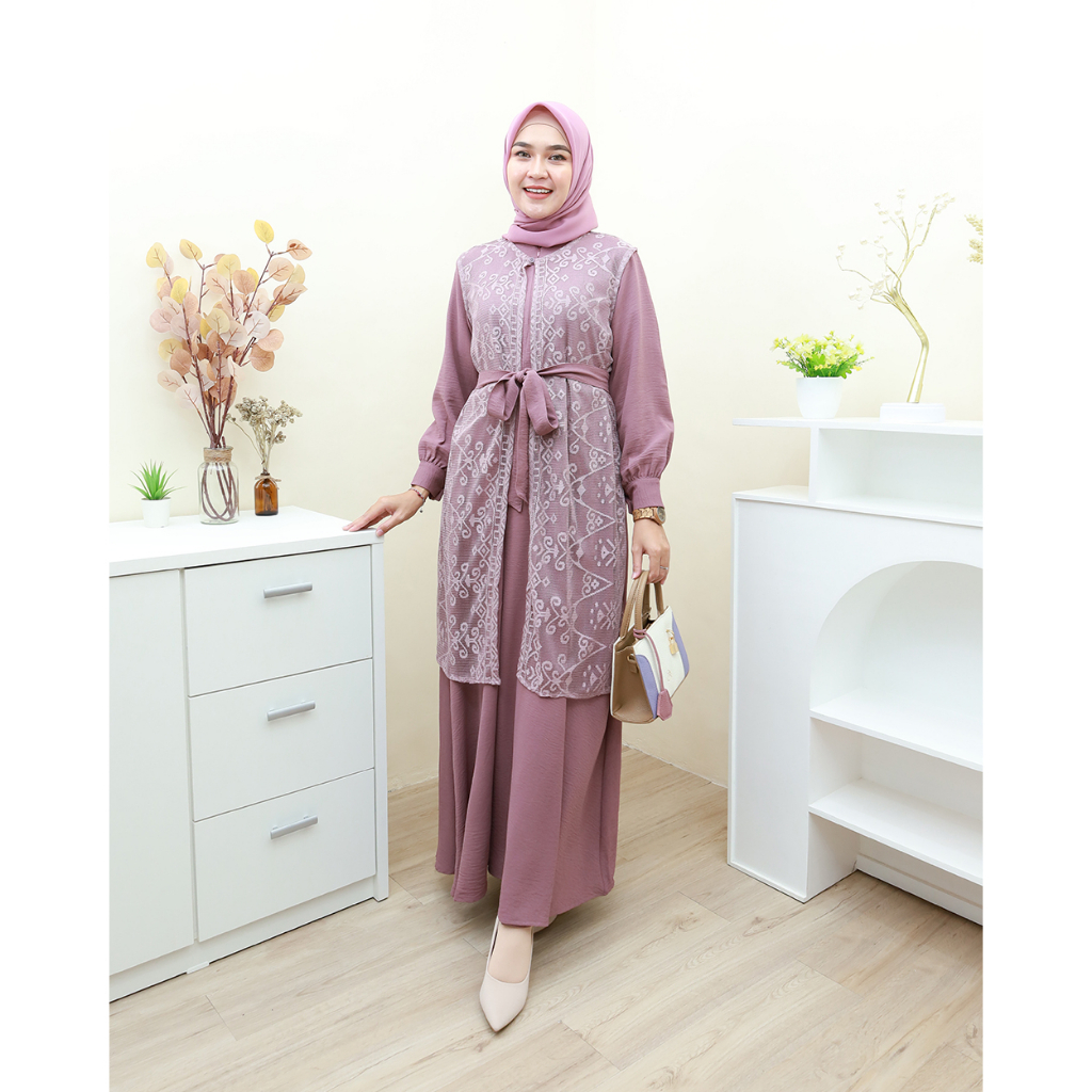 YUANITA Dress   - Pakaian terbaru by hijab mamah icis