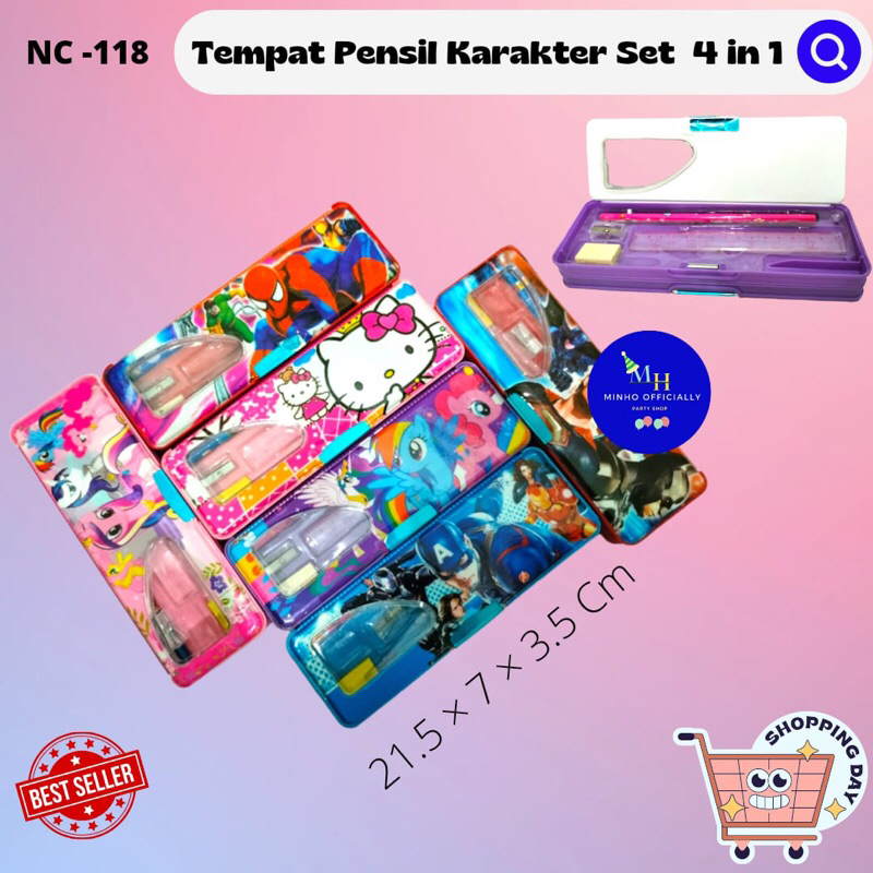 

Tempat pensil magnet Jendela Kaca Set NC-118