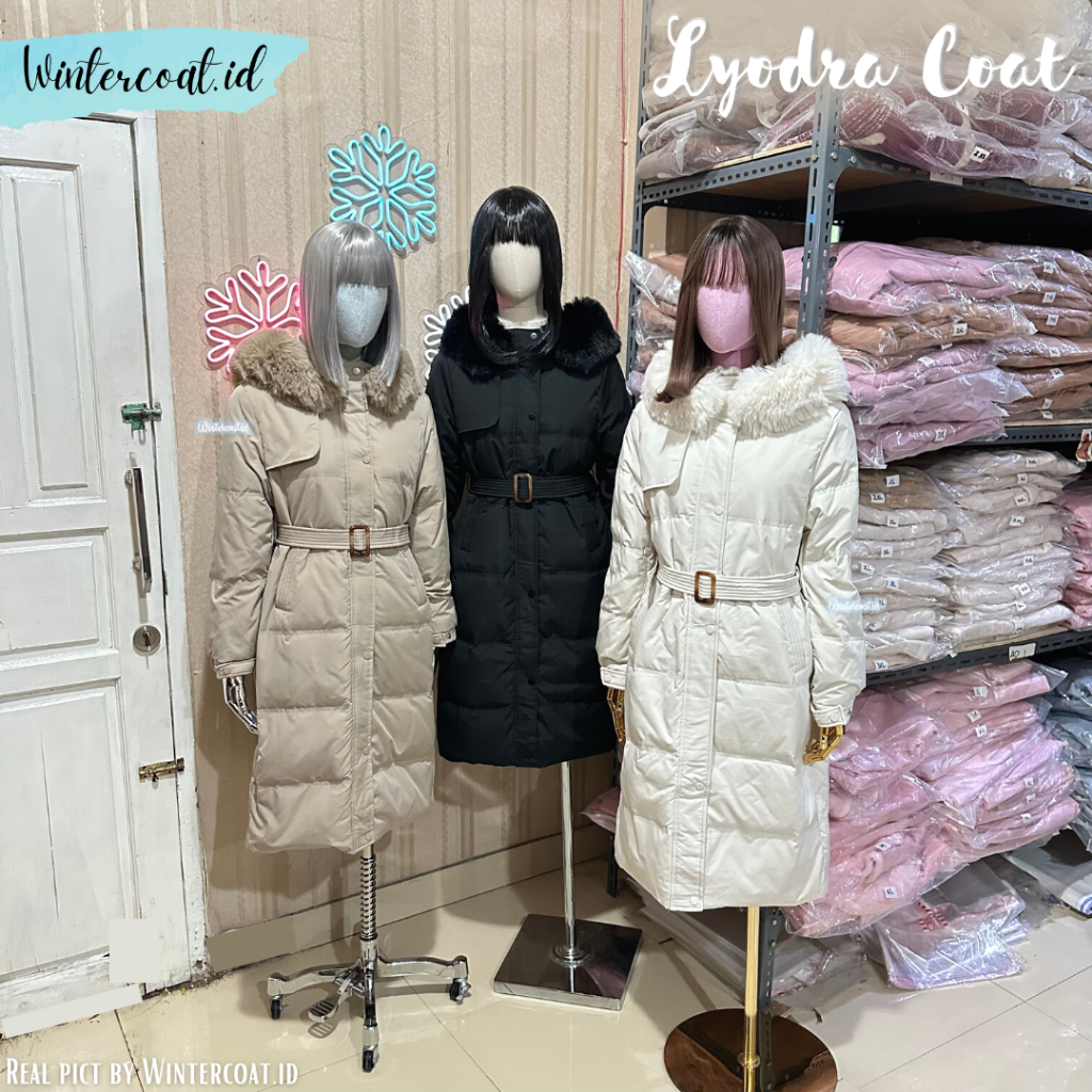 Long winter coat lyodra padding down jaket wanita musim dingin unisex hangat import padded jacket woman gunung panjang