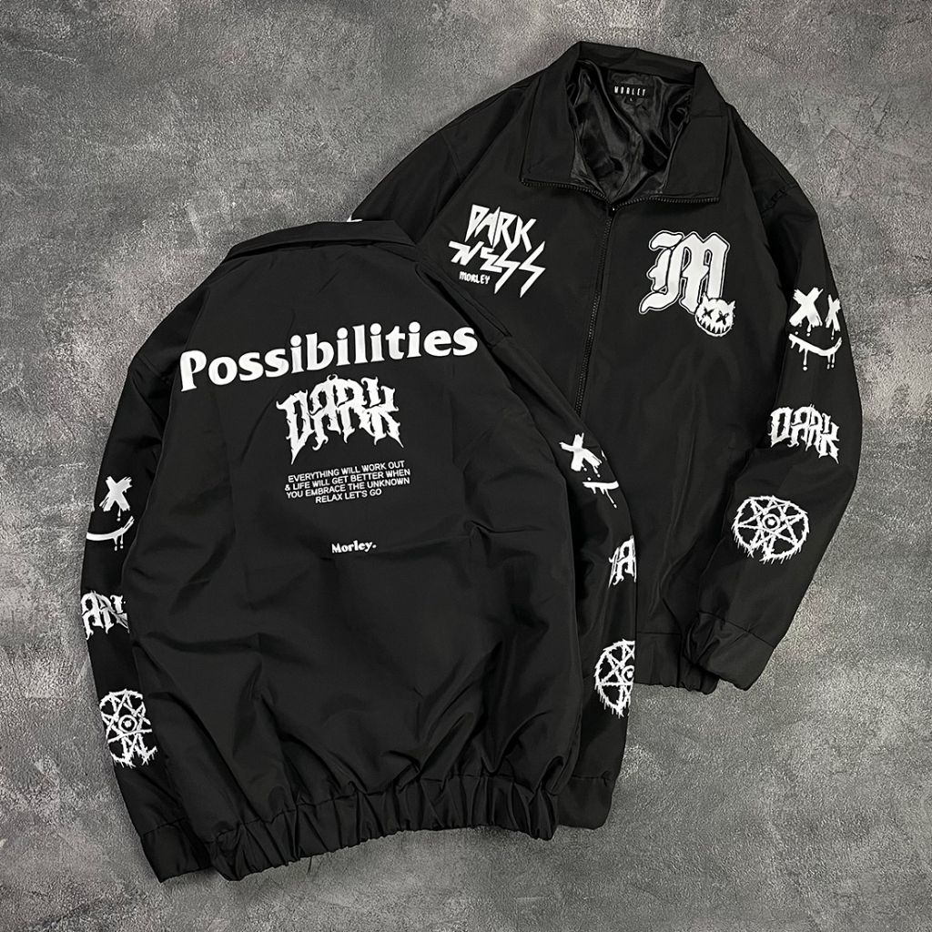 Jaket Boomber Jaket Parasut POSSIBILITIES &amp; M DEATH