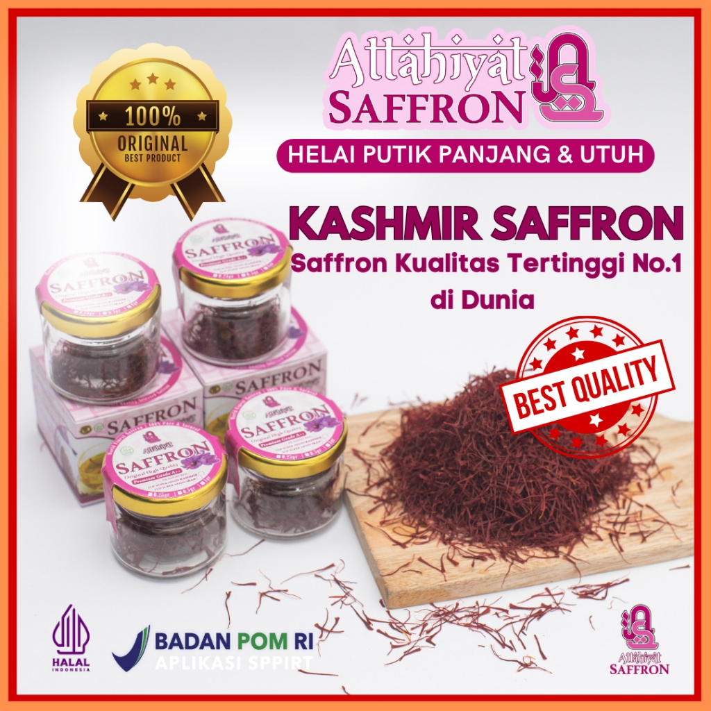 

Saffron Kashmir 1gr Original Kualitas Tertinggi Termurah Finest Gold