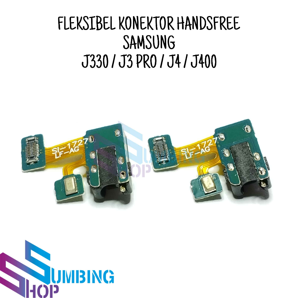 Flexible Konektor Headset Samsung J330 J3 Pro J4 J400 Handsfree Mic Pcb Audio Jack