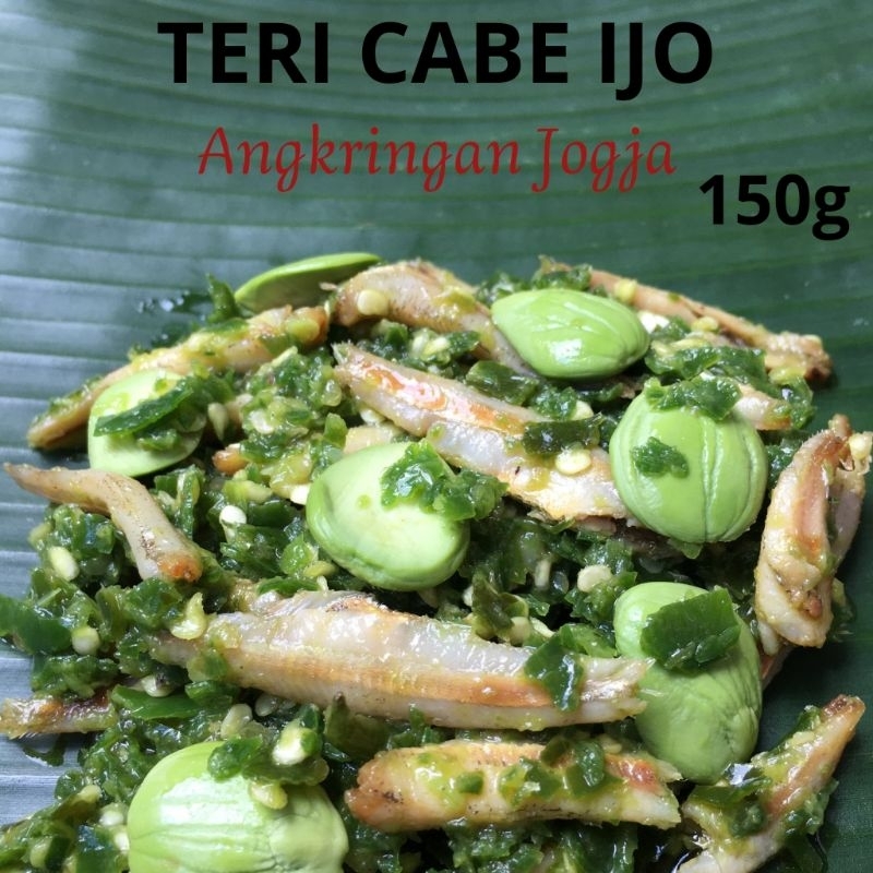 

PROMO Teri Cabe Ijo Pete Higienis Enak Angkringan Gurih Pedas Manis Siap Saji Halal 100 gram