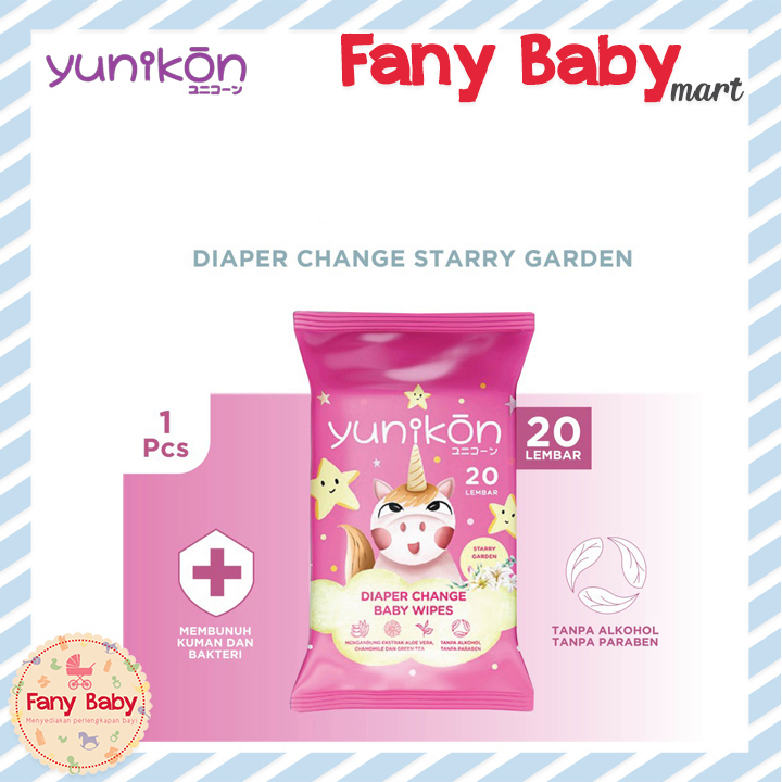 YUNIKON WET WIPES 20 SHEETS