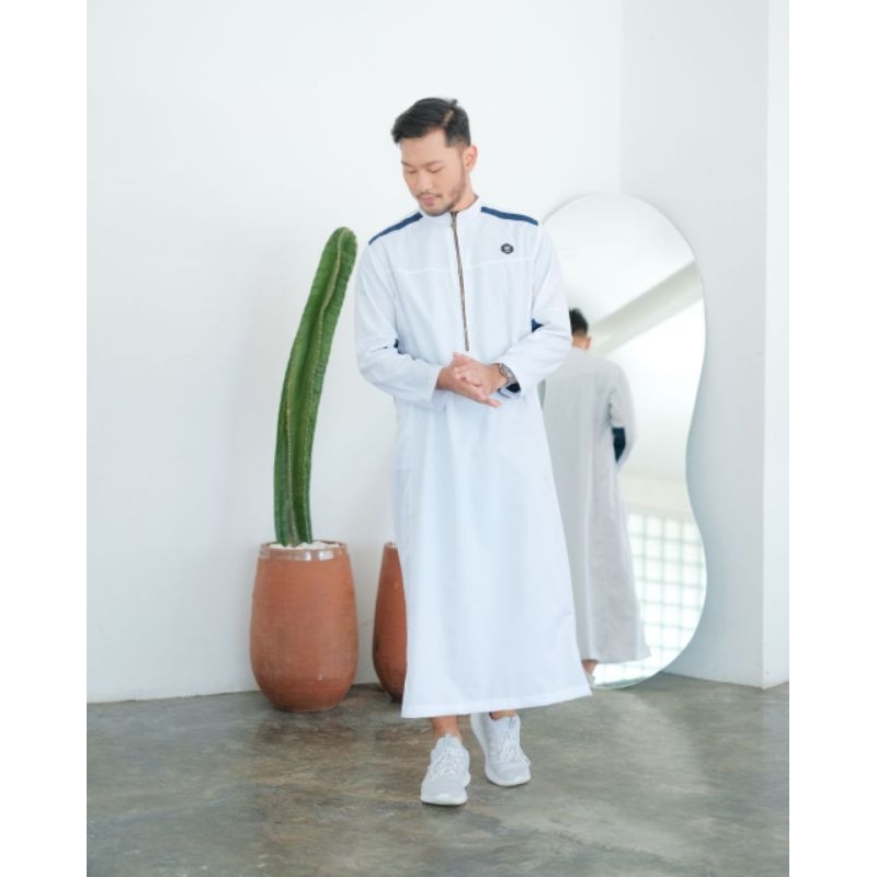Jubah Zipper Gamis Zipper Pria by Mosped