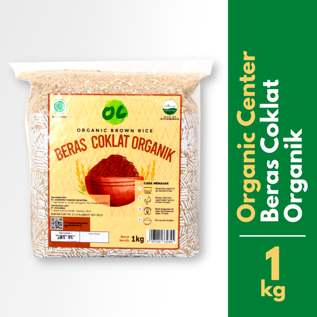 

Organic Center - Beras Coklat Organik 1kg