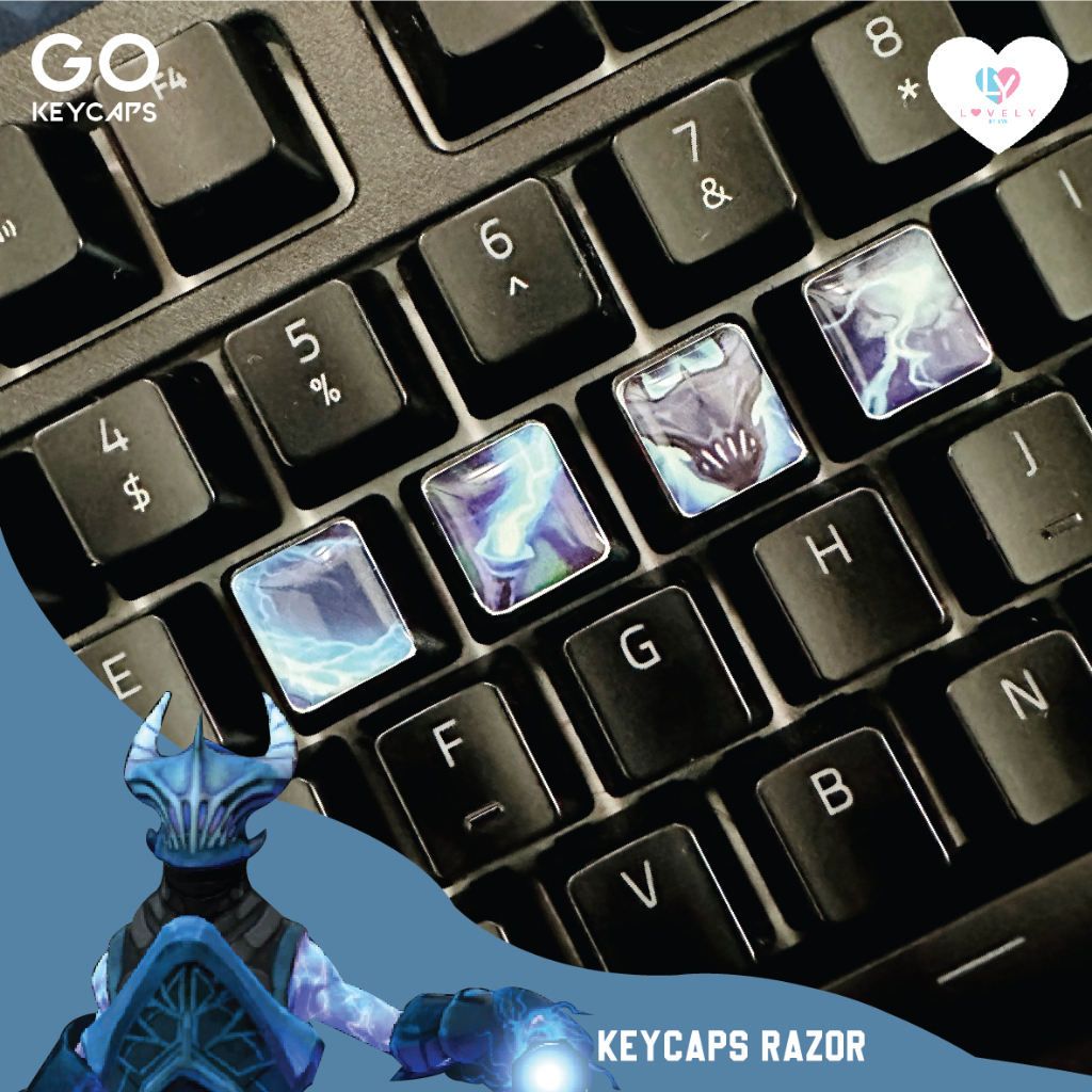 Keycaps PBT Dota 2 Razor Ability | GO KEYCAPS